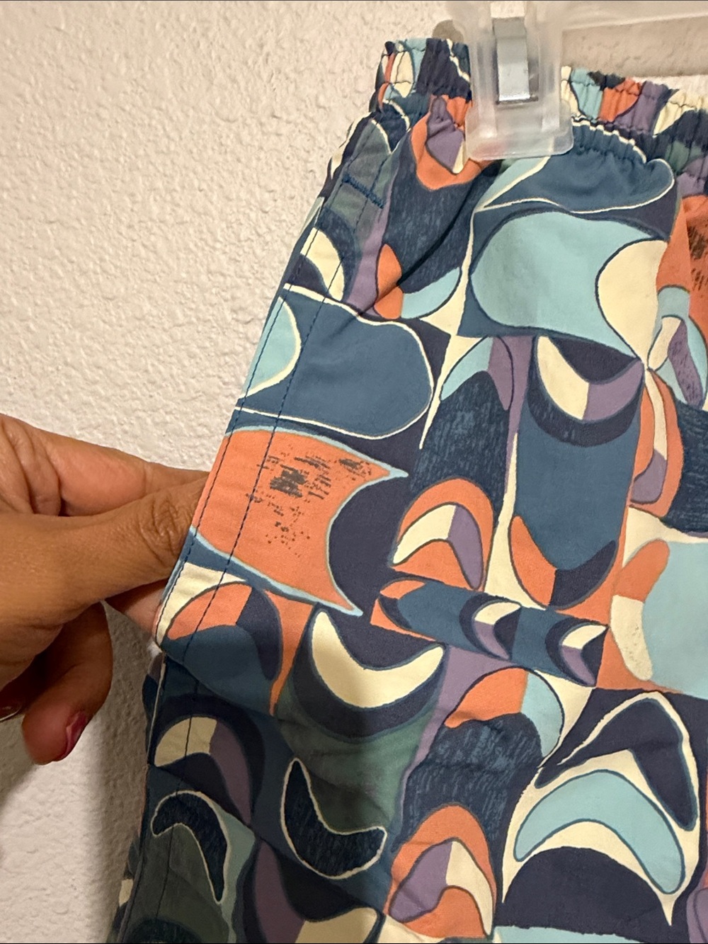 Patagonia Men’s Baggies Multicolor Abstract Shorts Adventure 5” Hybrid Outdoor - Picture 5 of 6